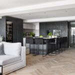 Modern kitchen, handless kitchen, matt kitchen,