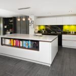 Modern kitchen, handless kitchen, matt kitchen,